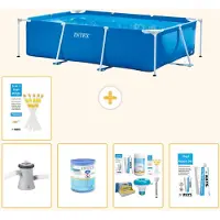 Intex Piscina fuori terra rettangolare - 260x160x65 cm - 6 pezzi - Modello S22347