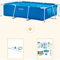 Intex Piscina fuori terra rettangolare - 260x160x65 cm - in 3 pezzi - modello S22346