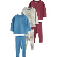 Next Pigiama blu reale / grigio sfumato / oliva / bordeaux