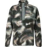 Columbia - Pile stampata con mezza chiusura a scatto - Helvetia II Printed Half Snap Fleece Sedona Sage Dyeflow per Uomo - Taglia XL - Grigio