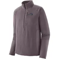 Patagonia R1 P/O Pullover in pile Uomo (M, grigio)