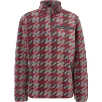 Columbia Rugged Ridge High Pile Half Zip Pullover in pile Uomo (M, marrone)