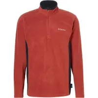 Columbia Klamath Range II Half Zip Pullover in pile Uomo (L, rosso)