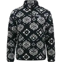 Columbia Rugged Ridge High Pile Half Zip Pullover in pile Uomo (S, nero)