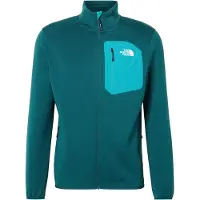 The North Face Crest Full Zip Giacca in pile Uomo (S, turchese)