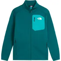 The North Face Crest Full Zip Giacca in pile Uomo (L, turchese)