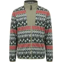 Columbia Sequoia Grove II Full Zip Printed Fleece Giacca in pile Uomo (XL, grigio)