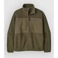 Patagonia Retro Pile Patch Jacket Giacca in pile Uomo (S, olivia/marrone)