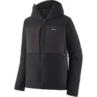 Patagonia R2 Techface Hoody Giacca in pile Uomo (L, nero)