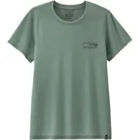 Patagonia Women's Cap Cool Trail Shirt Stratapeaks Maglia funzionale Donna (M, verde)