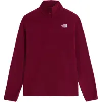 The North Face Women's Glacier Fleece 1/4 Zip Jacket Pullover in pile Donna (XS, rosso)