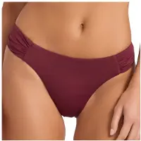 Seafolly Collective High Leg Ruched Side Pant Parte inferiore bikini Donna (14, variopinto)