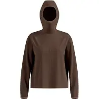 Odlo Women's Mid Layer Hoody Cubic Maglia funzionale Donna (S, marrone)