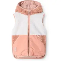Liewood Kid's Diana Reversible Vest Gilet in pile Bambini (122, fuchsia/bianco)