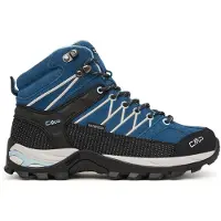 CMP Women's Rigel Mid Trekking Shoes Waterproof Scarpe da trekking Donna (41, blu/nero)