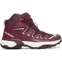 Salomon - Scarpe escursionismo in GORE-TEX giornata - X Ultra 360 Edge Mid GTX W Huckleberry/Maroon Banner per Donne - Taglia 36 2/3 - Bordeaux