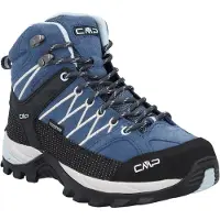 CMP Women's Rigel Mid Trekking Shoes Waterproof Scarpe da trekking Donna (38, blu/nero)