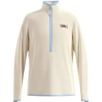 Odlo Kid's Mid Layer 1/2 Zip Classic Fleece Pullover in pile Bambini (128, beige)