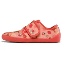 Affenzahn Kid's Slippers Cotton Movy Pantofole Bambini (23, rosso)