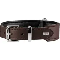Hunter Collar Basic Collari per cani (Halsumfang 46-53 cm, brown/nero)
