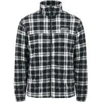 Columbia Steens Mountain Printed Jacket Giacca in pile Uomo (XL, nero/grigio)
