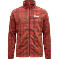 Columbia Steens Mountain Printed Jacket Giacca in pile Uomo (M, rosso)