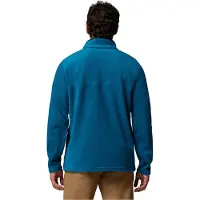Columbia Steens Mountain Half Snap II Pullover in pile Uomo (XL, blu)