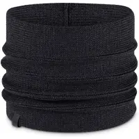Buff Knitted Neckwarmer Merix Sciarpa (One Size, nero)