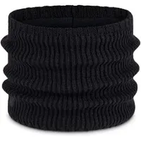 Buff Rutger Fleece Neckwarmer Sciarpa a tubo (One Size, nero)
