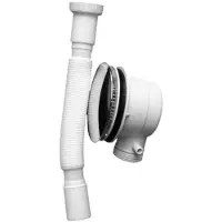 NEXTREND - GmbH Set di scarico tipo A - Per piatti doccia con foro di scarico da 90 mm - tubo flessibile