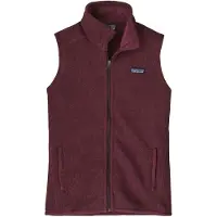 Patagonia Women's Better Sweater Vest Gilet in pile Donna (XXL, rosso)