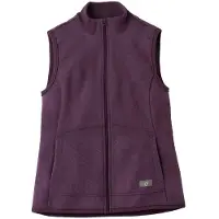 Disana Women's Weste Gilet in lana merino Donna (34, lilla)