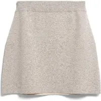 Armedangels Women's Cotton-Wool Mini Knit Skirt Gonna Donna (XS, grigio)