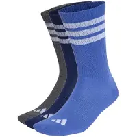 Adidas 3-Stripes Essential Concept Crew 3-Pack Calze casual Uomo (40-42, blu)