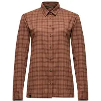 Salewa Women's Fanes Flannel 5PL L/S Shirt Camicia Donna (42, marrone)