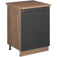 Vicco Mobile lavello cucina Fame-Line Oro-antracite rustico/Rovere dorato 60 cm, Model 63373