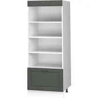 Vicco Scaffale da cucina Fame-Line Verde-oro rustico/Bianco 60 cm, Model 62220