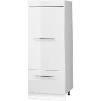 Vicco Dispensa da cucina Fame-Line Bianco lucido/Bianco 60 cm, Model 62641