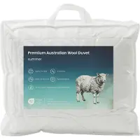 Syfax Set di piumone e cuscini 3 pz 200x200 cm Estate 200 GSM Lana