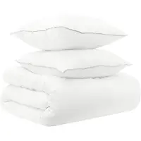 vidaXL Set di lenzuola , 3 pezzi, 140 x 220 cm, adatto a tutte le stagioni, in bambù