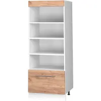 Vicco Scaffale da cucina Fame-Line Rovere dorato/Bianco 60 cm, Model 62219
