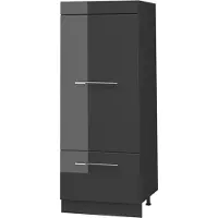 Vicco Dispensa da cucina Fame-Line Antracite lucido/Antracite 60 cm, Model 62651