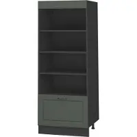 Vicco Scaffale da cucina Fame-Line Verde-oro rustico/Antracite 60 cm, Model 62228