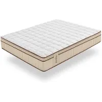 Moonia - Materasso ibrido con molle insacchettate e strato in schiuma, altezza 25 cm, dimensioni 135x200 cm