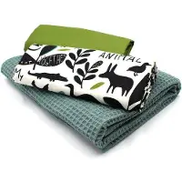 OEM Set di tessuti a rombi in tinta, 100% cotone, Tex Standard 100, Set Famiglia di animali 13