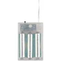 Lights4fun Catena luminosa micro LED , 20 luci, luce bianca calda, foglie argentate, alimentazione a batteria, timer, decorazione autunnale a forma di foglie, ghirlanda LED, decorazioni autunnali