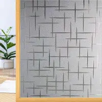 OEM Pellicola per la privacy - Vetrate decorative per interni - Maggiore privacy - Pellicola statica senza colla - 140 x 700 cm - Stelle