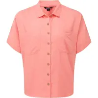 Sherpa Women's Palmo S/S Shirt Camicetta Donna (S, rosso)