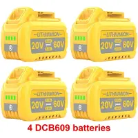 StarTech.com Batteria di ricambio per utensili elettrici - 20V/60V Flexvolt - Litio-Ioni 9Ah 9000mAh - Compatibile con i modelli DCB609, DCB606, DCB205, DCB200 - Celle 21700 - Colore: Arancione