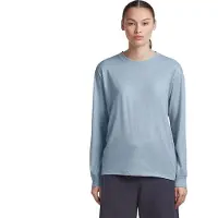 Icebreaker Women's Merino 150 Tech Lite L/S Relaxed Tee Maglia merino Donna (M, grigio)